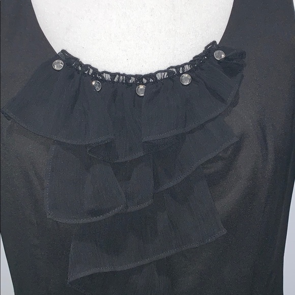 Nine West Stretch Black Dress Size 4 - Picture 2 of 5